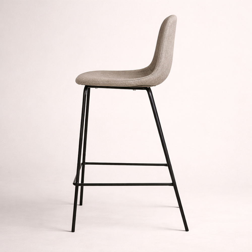 Taburete Eames de Lino Base Negro 66cm 5