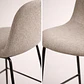 Pack de 2 Taburetes Eames de Lino Base Negra 66cm - Miniatura 4