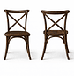 Pack de 2 Sillas Crossback Basic Oak  - Miniatura 2