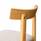 Pack de 2 Sillas Yuan de Madera Tapiz de Lino - Miniatura 2