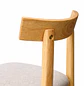 Pack de 2 Sillas Yuan de Madera Tapiz de Lino - Miniatura 2