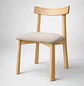 Pack de 2 Sillas Yuan de Madera Tapiz de Lino - Miniatura 4