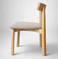 Pack de 2 Sillas Yuan de Madera Tapiz de Lino - Miniatura 5