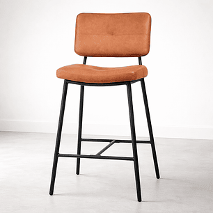 Taburete Vintage Industrial 65cm Café 