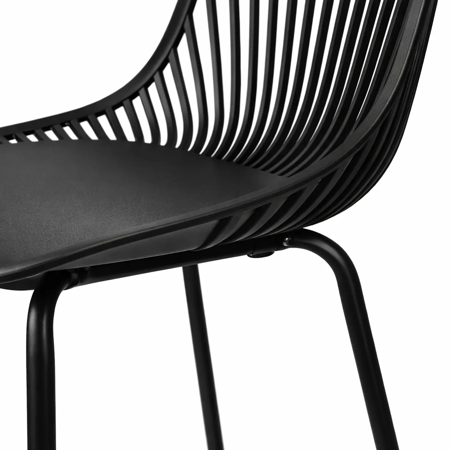 Pack de 2 Taburetes Tropea Negro 77cm 5
