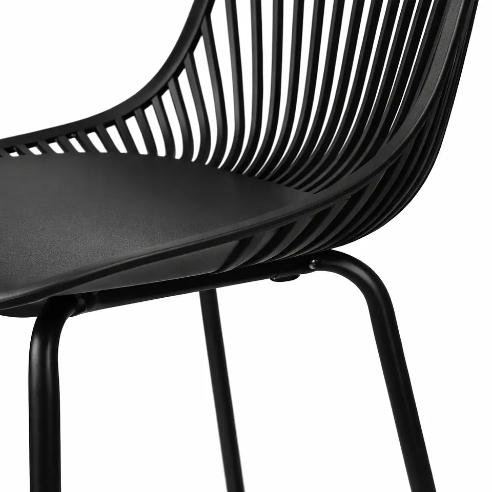 Pack de 2 Taburetes Tropea Negro 77cm 5