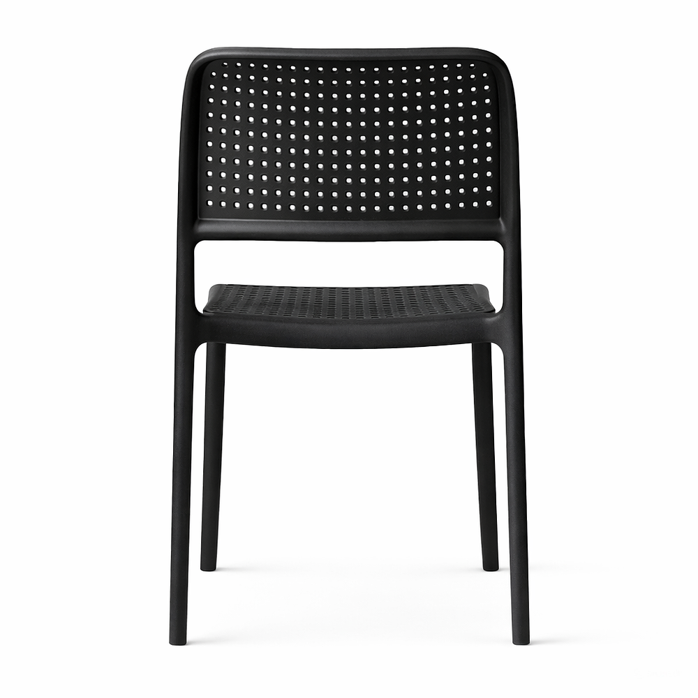 Silla Hoffman Negro Enrejada 3