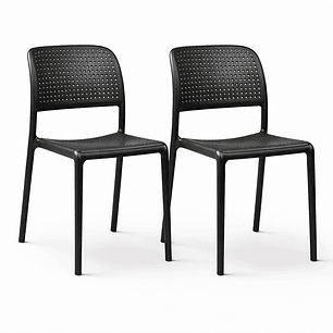 Pack de 2 Sillas Hoffman Enrejadas