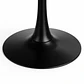 Mesa Tulip Redonda 100cm de Madera Negro - Miniatura 4