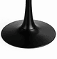 Mesa Tulip Redonda 100cm de Madera Negro - Miniatura 4