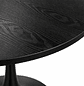 Mesa Tulip Redonda 100cm de Madera Negro - Miniatura 2