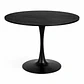 Mesa Tulip Redonda 100cm de Madera Negro - Miniatura 1