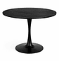 Mesa Tulip Redonda 100cm de Madera Negro - Miniatura 1