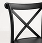 Silla Crossback Danubio Negro de Polipropileno - Miniatura 3