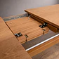 Mesa Extensible Rectangular 2 en 1 - 160cm-200cm x 90cm Natural  - Miniatura 4