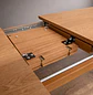 Mesa Extensible Rectangular 2 en 1 - 160cm-200cm x 90cm Natural  - Miniatura 4