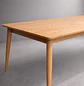 Mesa Extensible Rectangular 2 en 1 - 160cm-200cm x 90cm Natural  - Miniatura 3