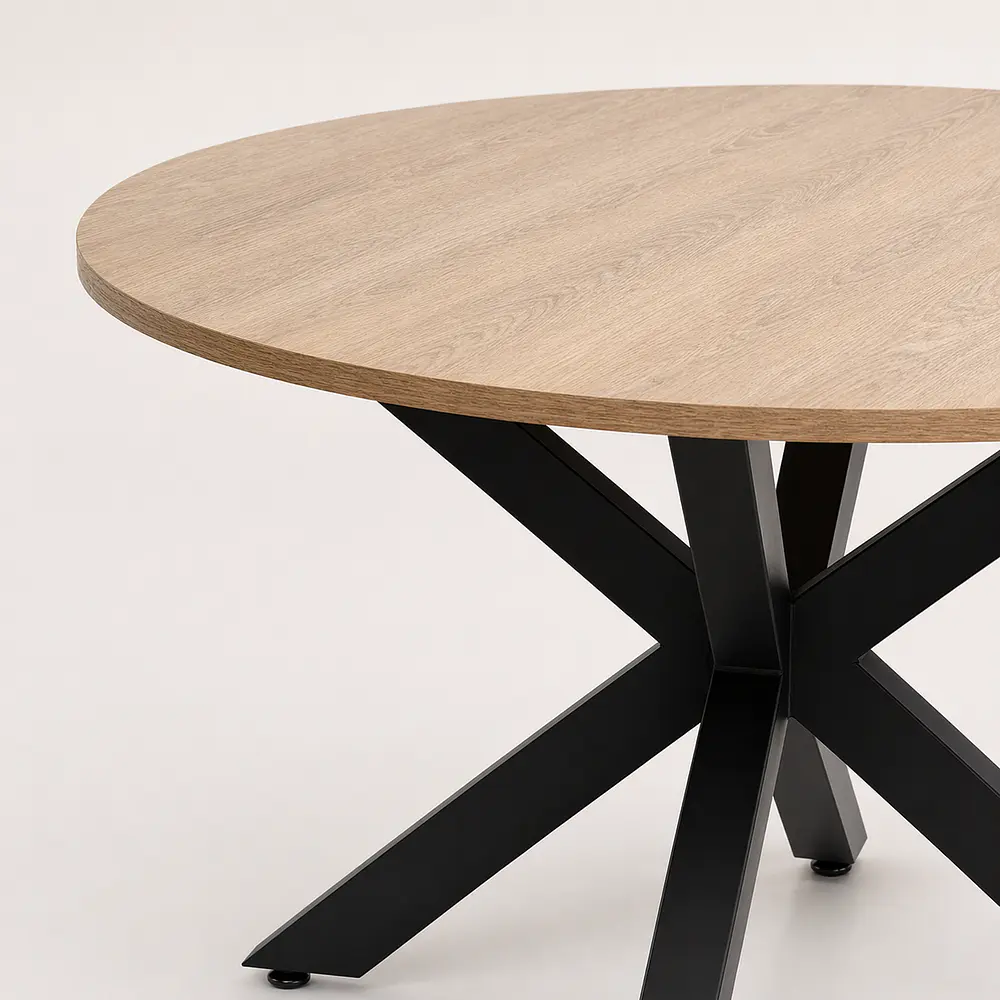 Mesa Redonda de Madera Ohmioh 100cm & 120cm 4