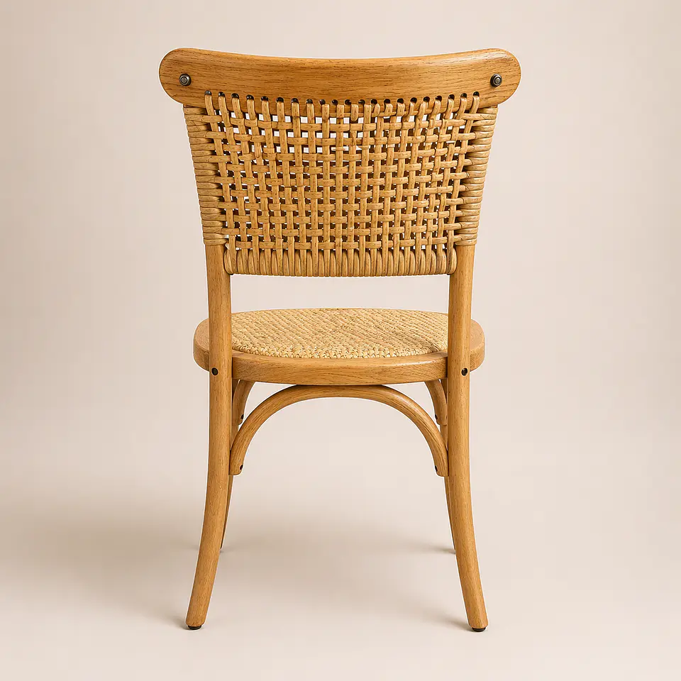 Silla Toscana Respaldo Ratan  3