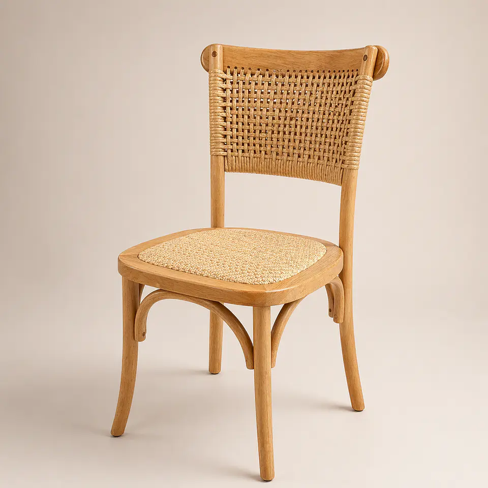 Silla Toscana Respaldo Ratan  1