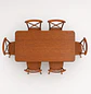 Set de Comedor Wallnut Mesa Komoro + Sillas Crossback Basic Oak - Miniatura 5