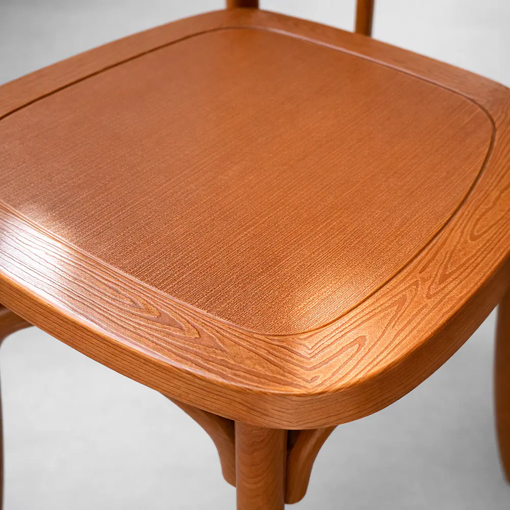 Set de Comedor Wallnut Mesa Komoro + Sillas Crossback Basic Oak 7