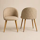 Pack de 2 Sillas Berna Lino Oak  - Miniatura 3
