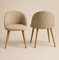Pack de 2 Sillas Berna Lino Oak  - Miniatura 1