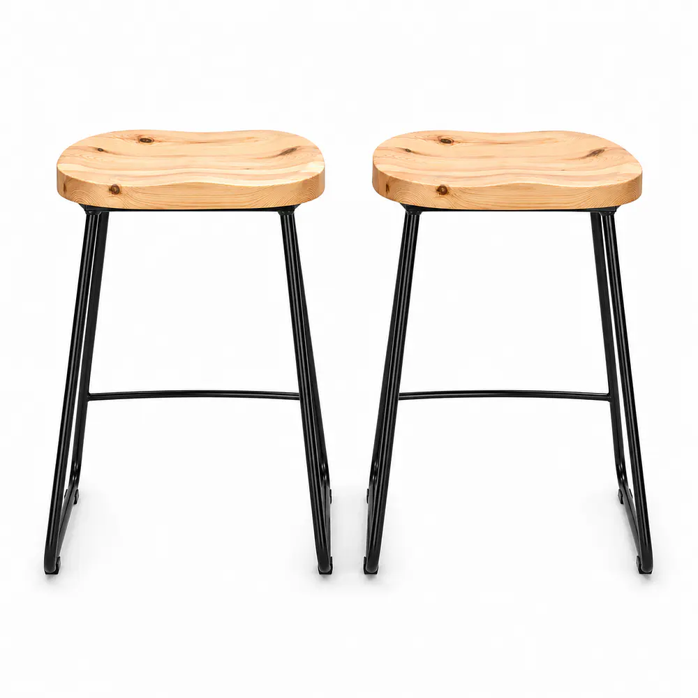 Taburete Stormio de Madera 66cm 2