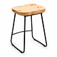 Taburete Stormio de Madera 66cm - Miniatura 1