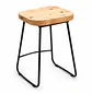 Taburete Stormio de Madera 66cm - Miniatura 1