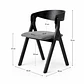Silla Atelier de Madera y Asiento Acolchado de Lino - Miniatura 13