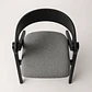 Silla Atelier de Madera y Asiento Acolchado de Lino - Miniatura 10