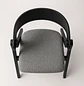 Silla Atelier de Madera y Asiento Acolchado de Lino - Miniatura 10