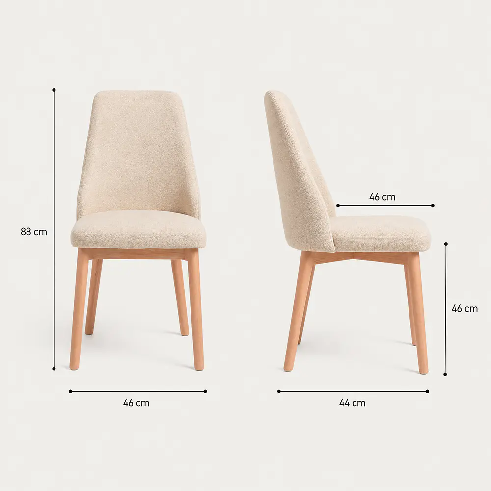 Silla Hera de Lino 13