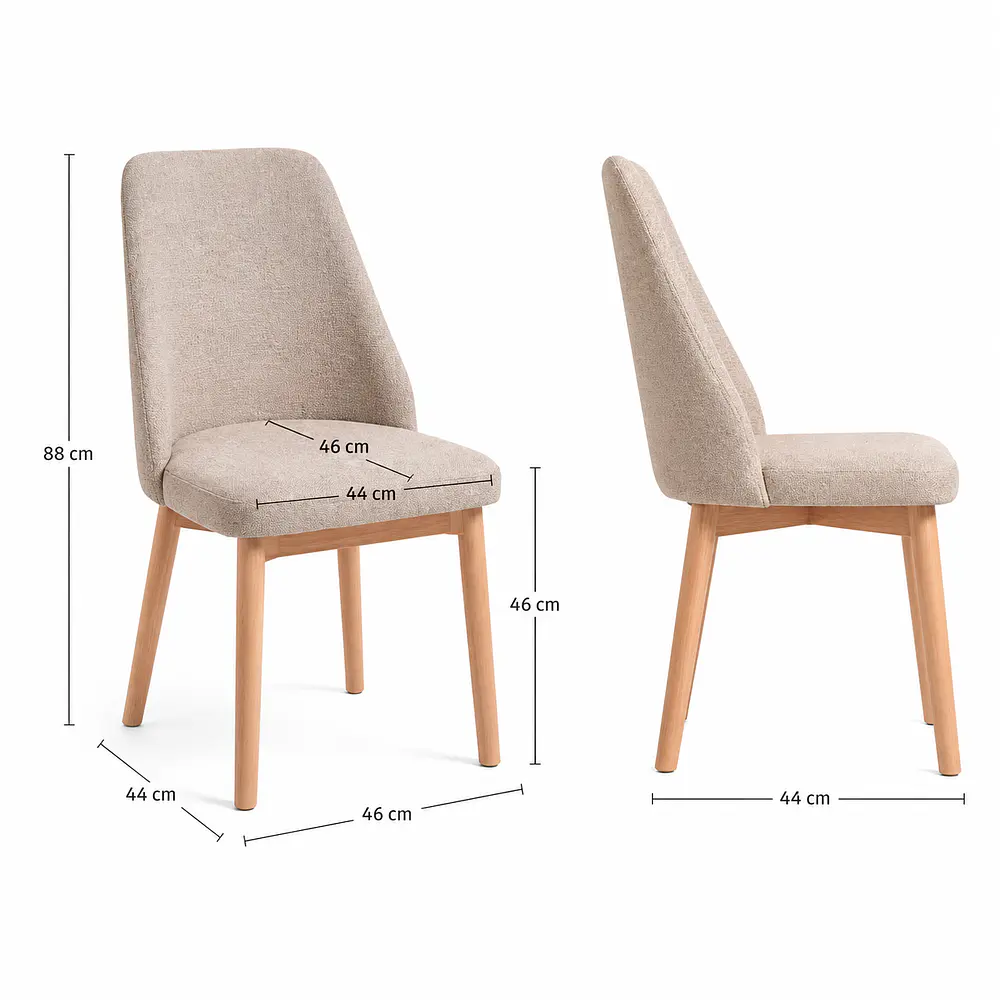 Silla Hera de Lino 14
