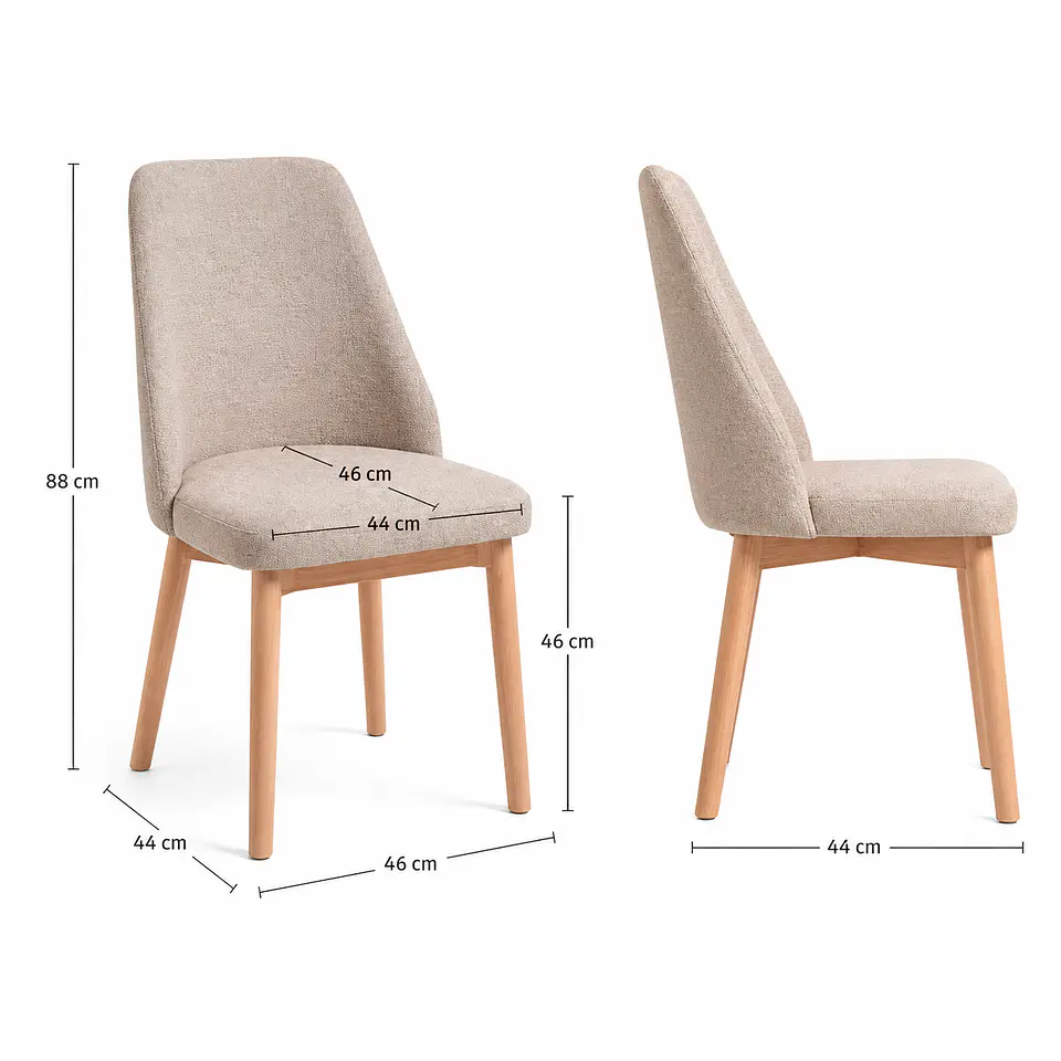 Silla Hera de Lino 14