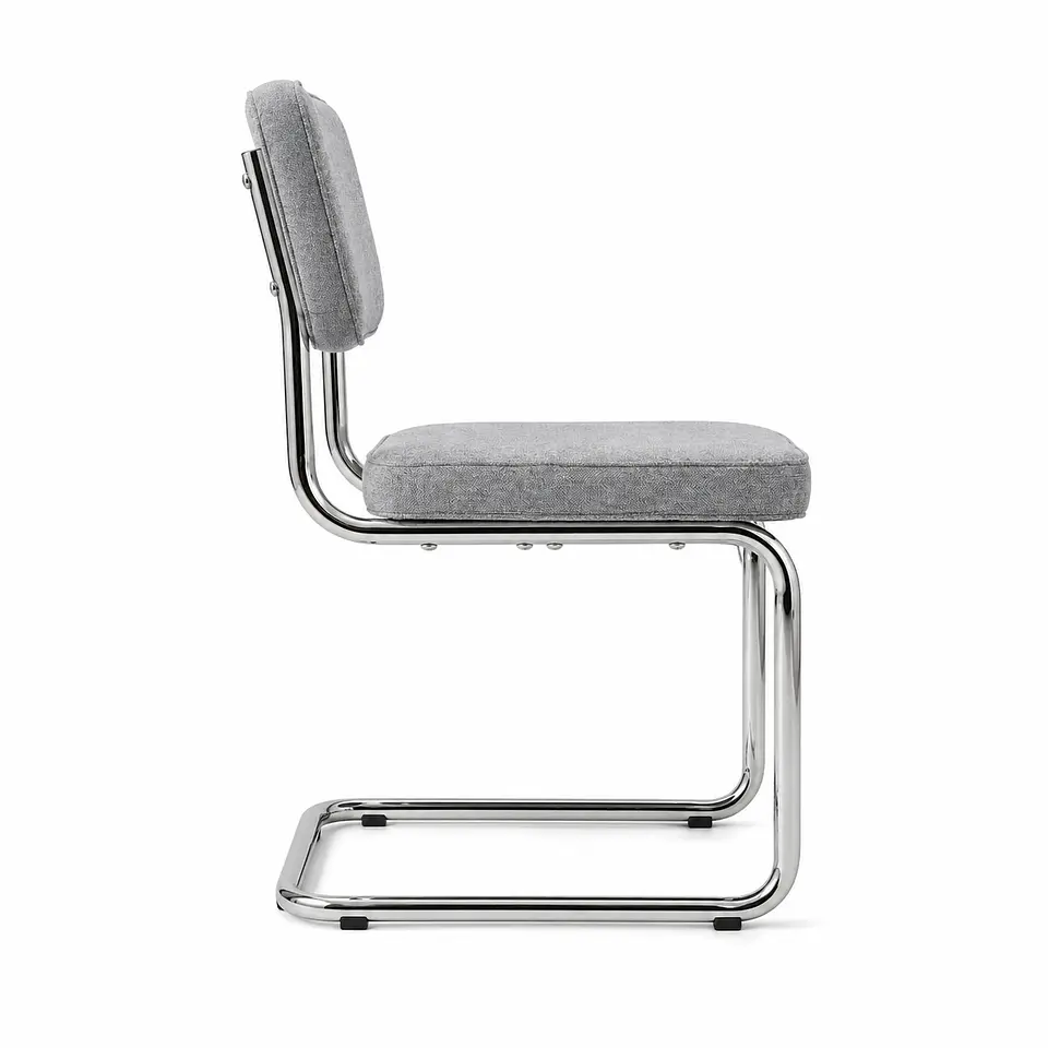 Silla Breuer Acolchada de Lino 3
