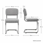 Silla Breuer Acolchada de Lino - Miniatura 7