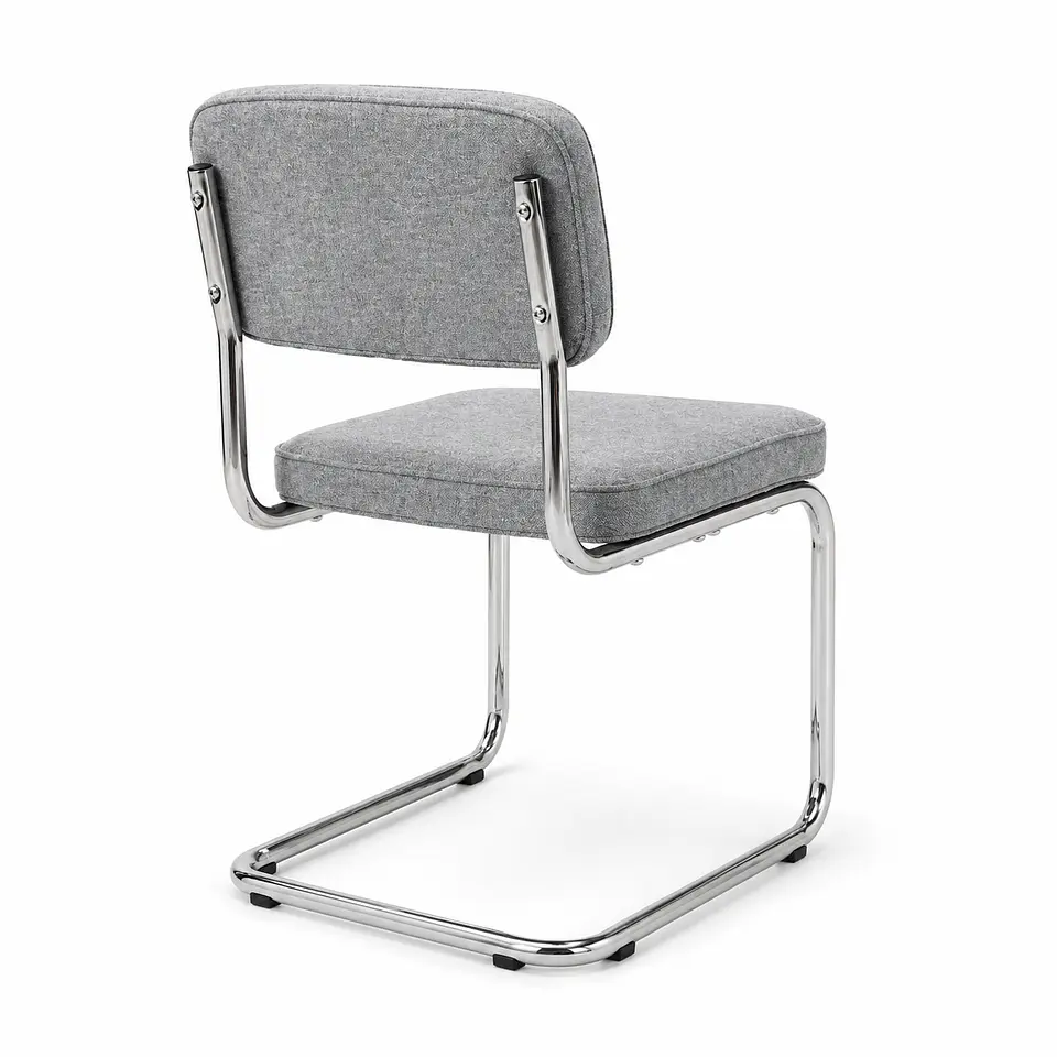 Silla Breuer Acolchada de Lino 4