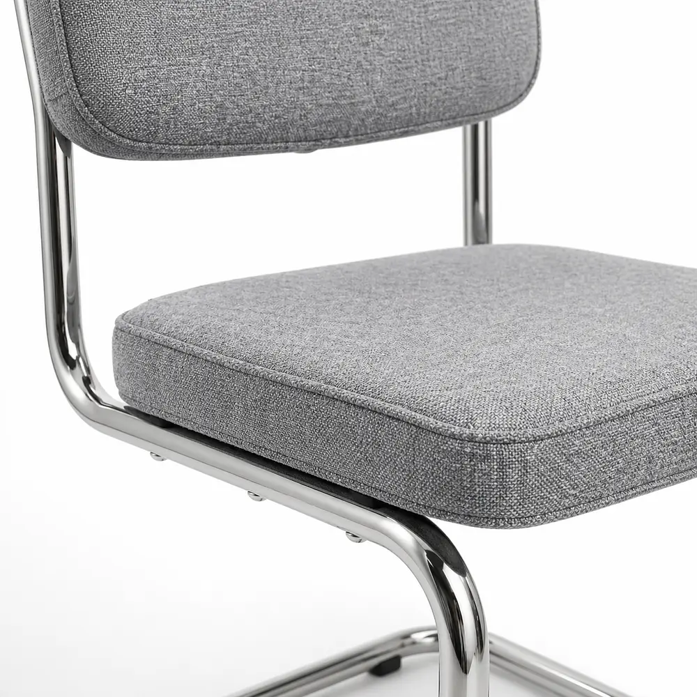 Silla Breuer Acolchada de Lino 5