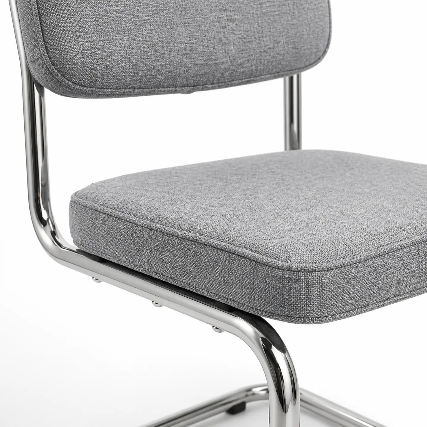 Silla Breuer Acolchada de Lino 5
