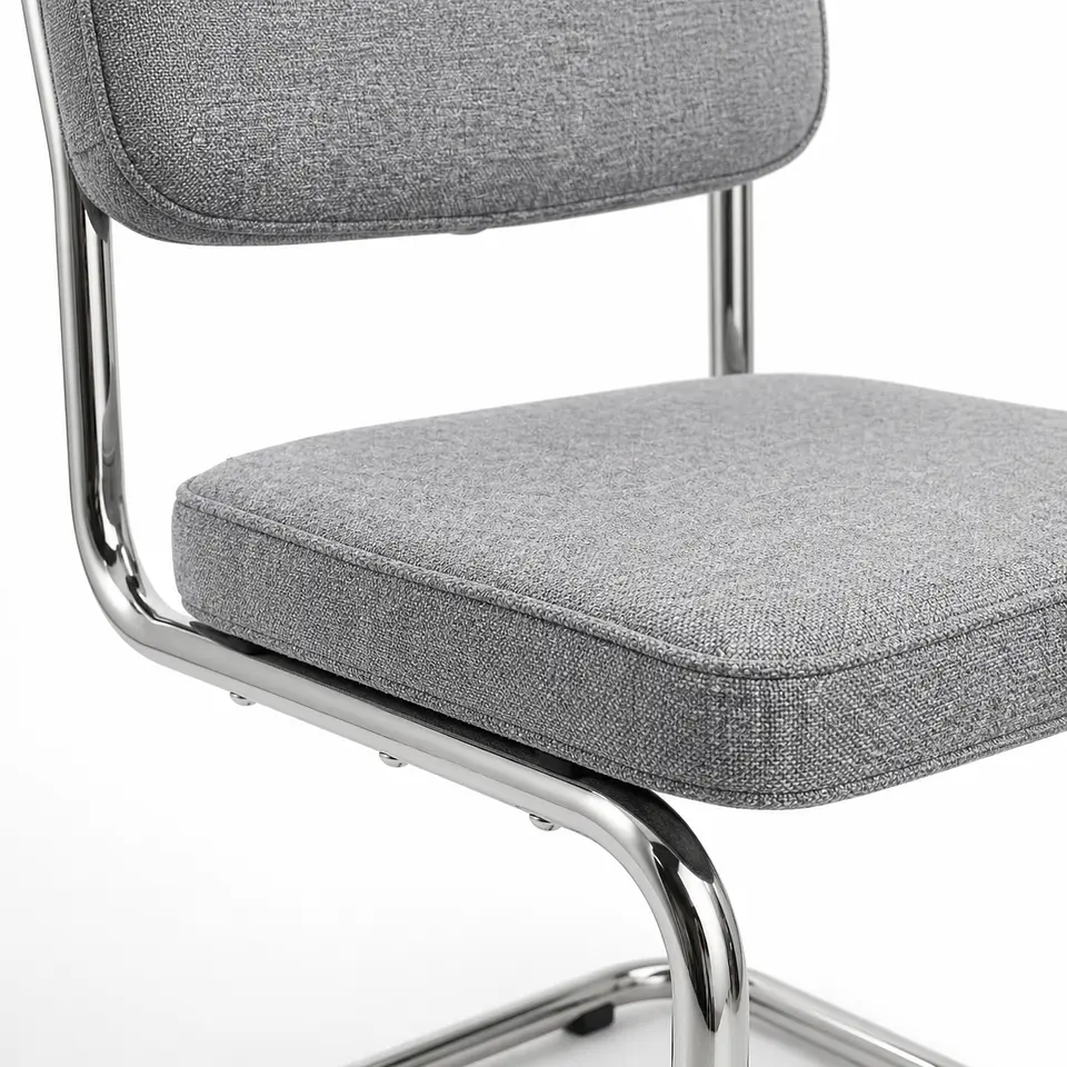 Silla Breuer Acolchada de Lino 5