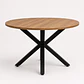 Mesa Redonda de Madera Ohmioh 100cm & 120cm - Miniatura 2