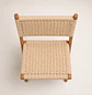 Silla Plegable Nido de Madera y Ratán - Miniatura 6