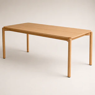 Mesa Atlas Rectangular de Madera 150x90cm