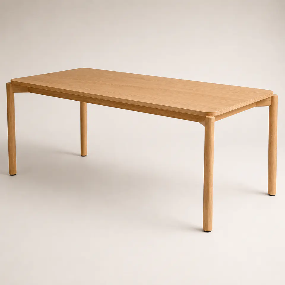 Mesa Atlas Rectangular de Madera 150x90cm 1