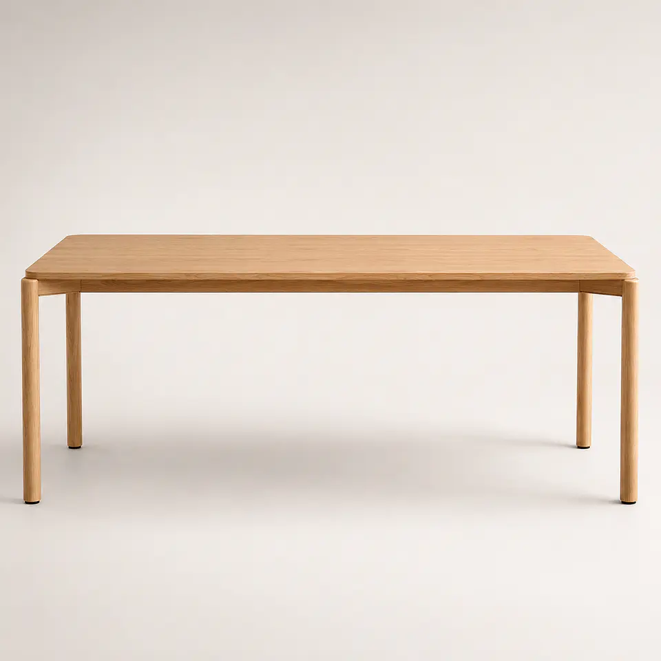 Mesa Atlas Rectangular de Madera 150x90cm 4