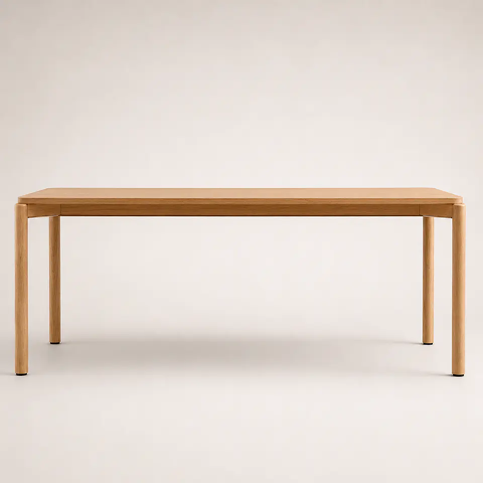 Mesa Atlas Rectangular de Madera 150x90cm 6