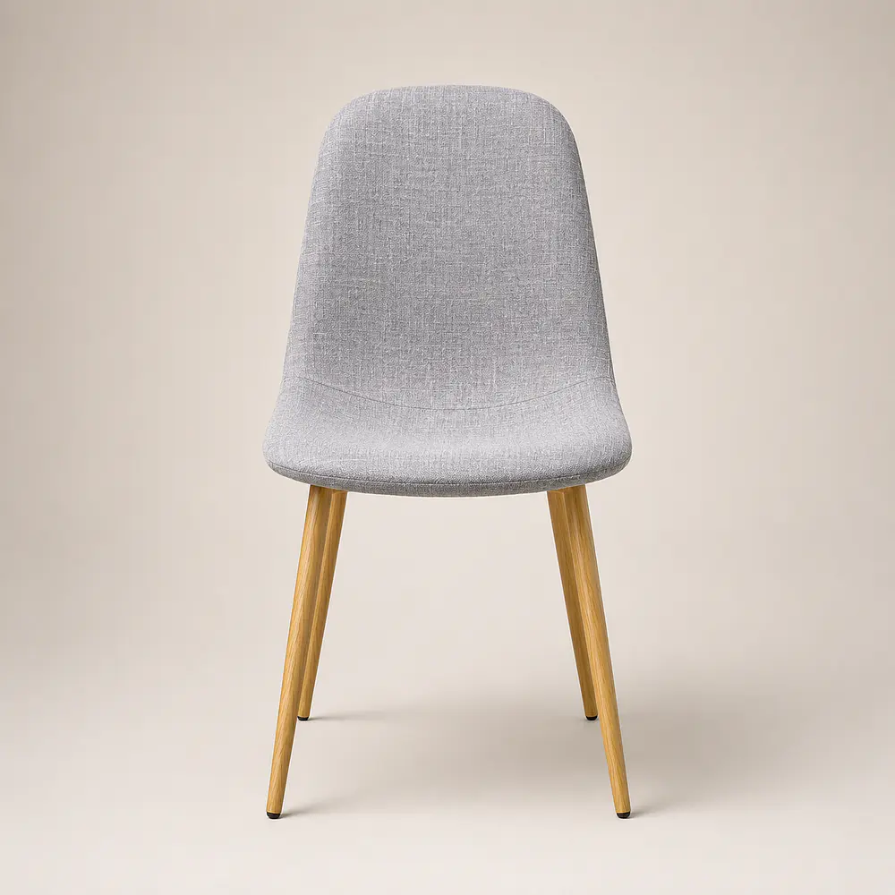 Silla Eames Lino Oak Gris 1